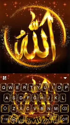 Gold Allah 3D Gravity android App screenshot 0